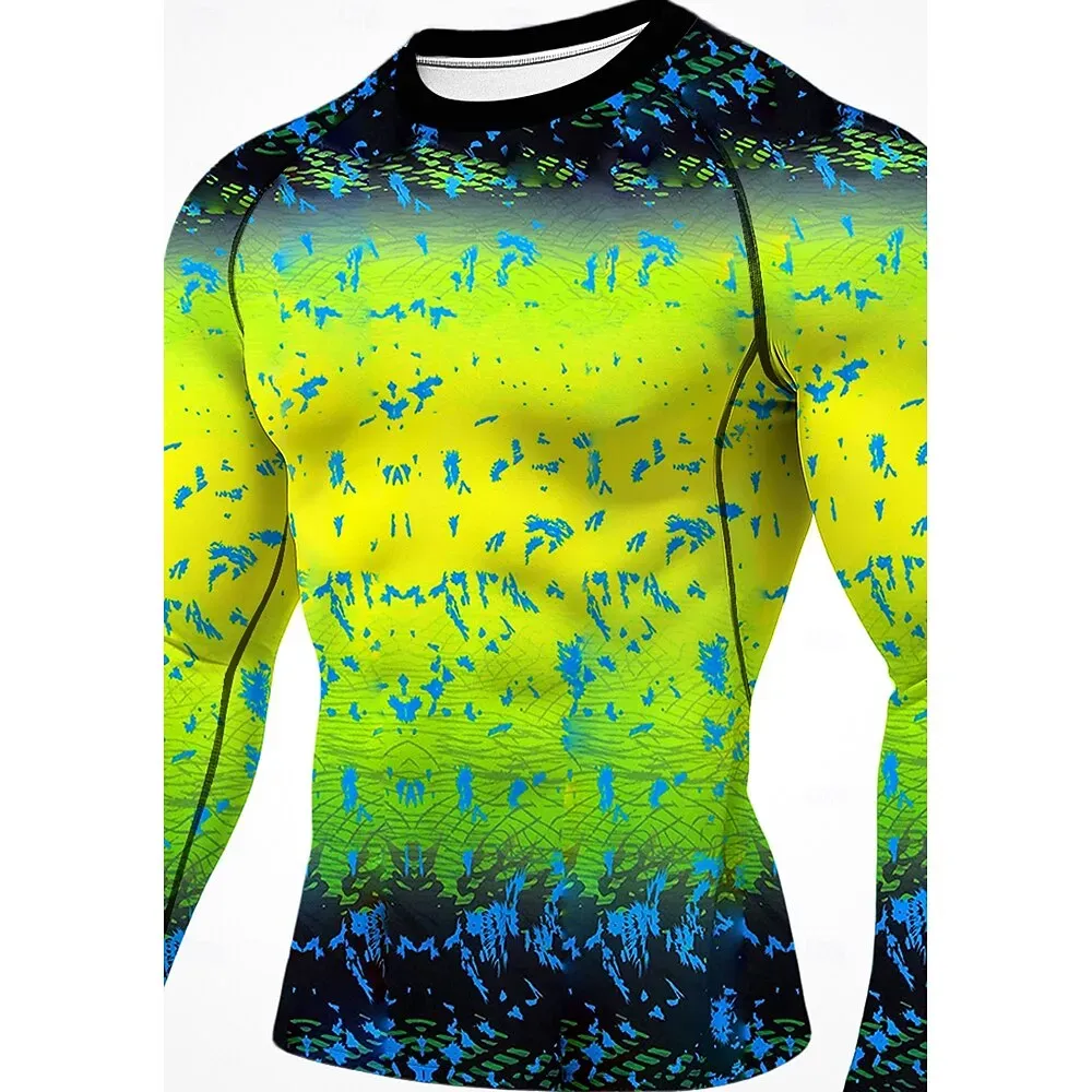 Men's Running T-Shirt Athletic Shirt Gym Shirt Fitness - Image 3