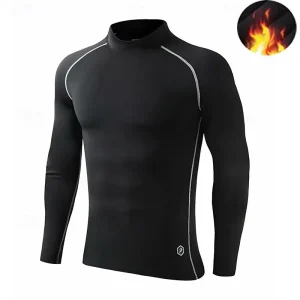 Men's Running T-Shirt Compression Shirt Long Sleeve Tee
