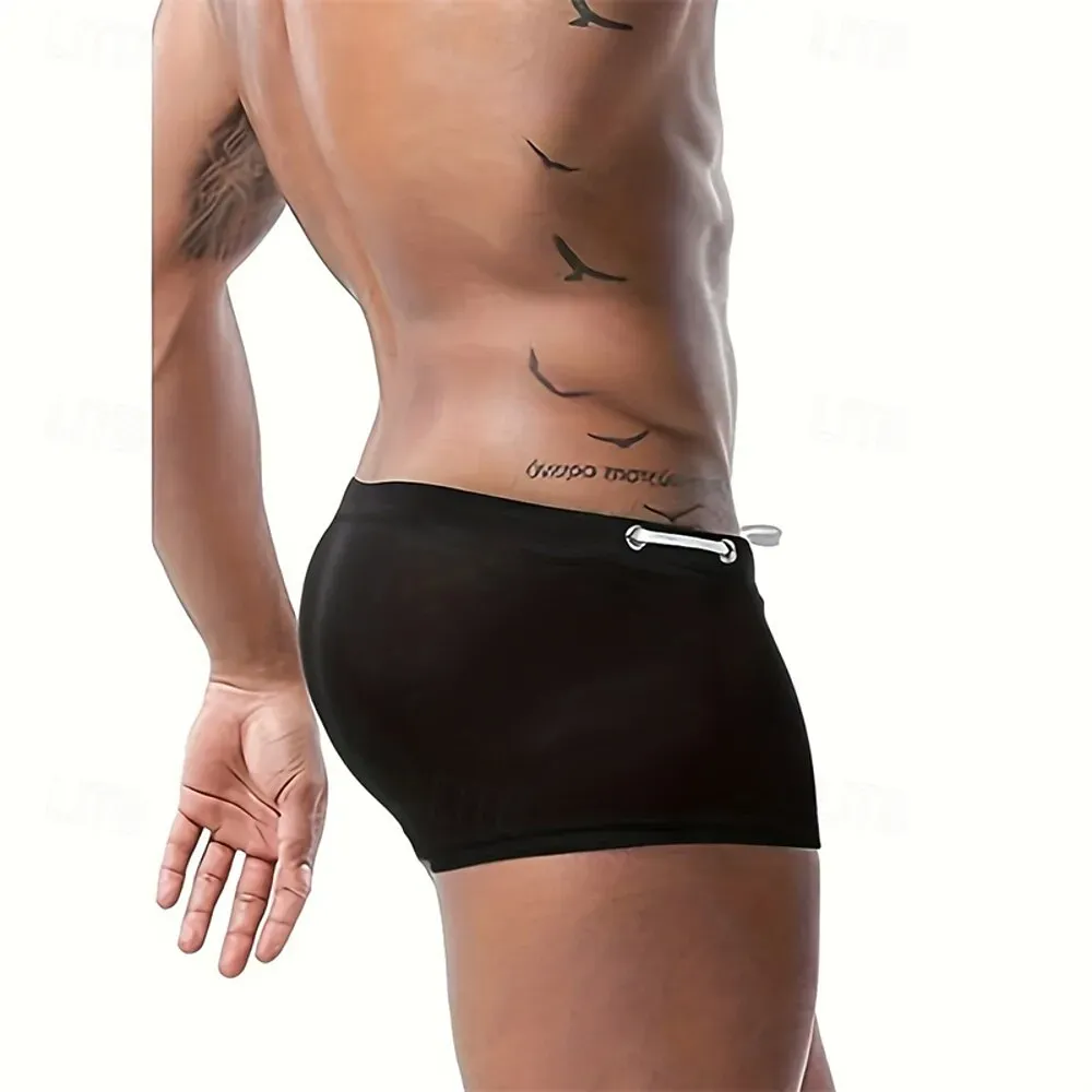 Men's Swim Trunks Swim Shorts Swimwear Bottoms Drawstring - Image 3