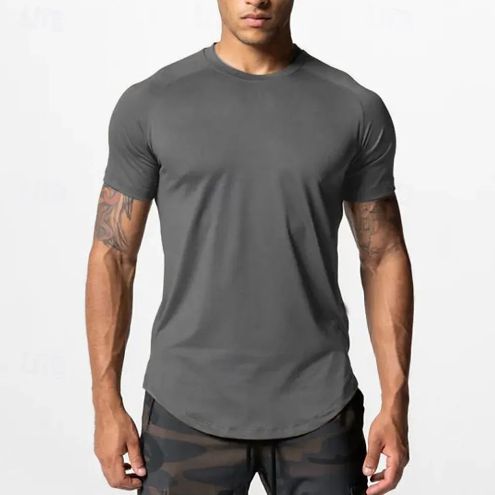 Men's Running T-Shirt Gym Shirt Short Sleeve Tee
