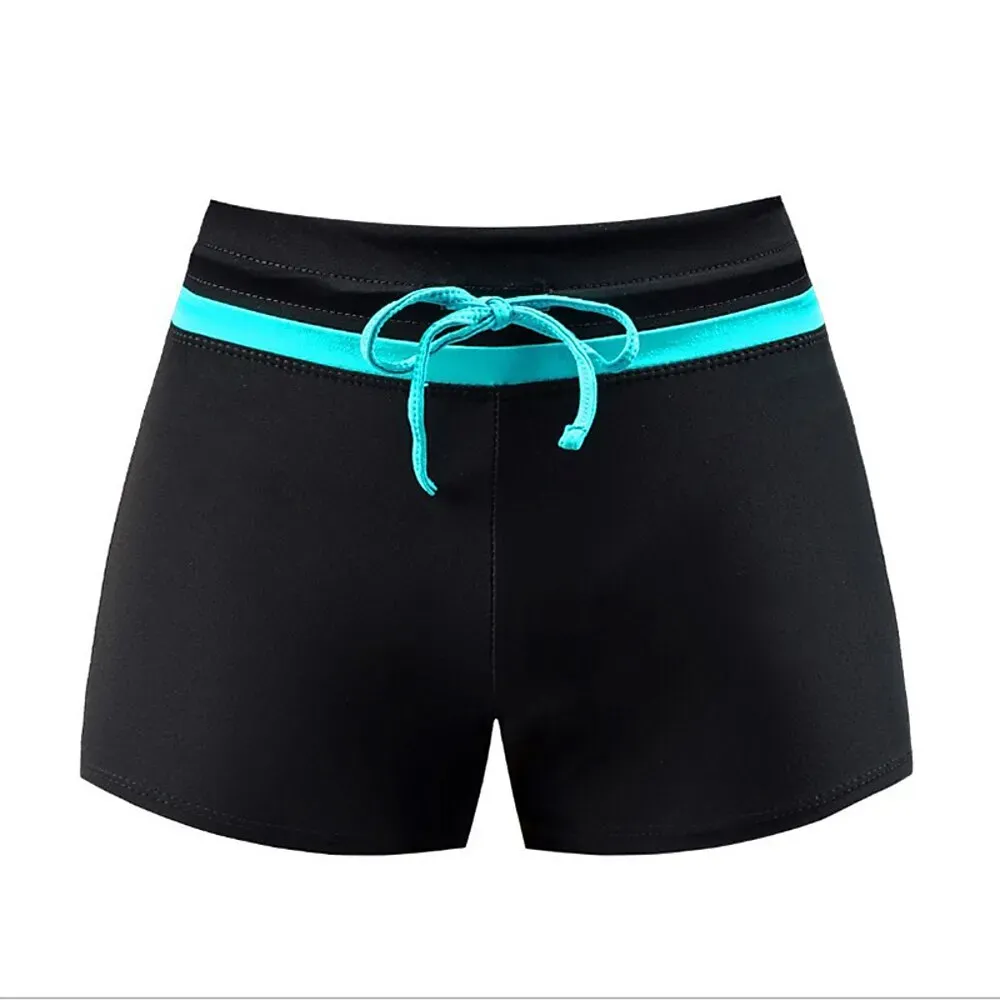 Women's Swim Trunks Swim Shorts Breathable Bottoms Swimming Beach Water Sports Patchwork Summer - Image 4
