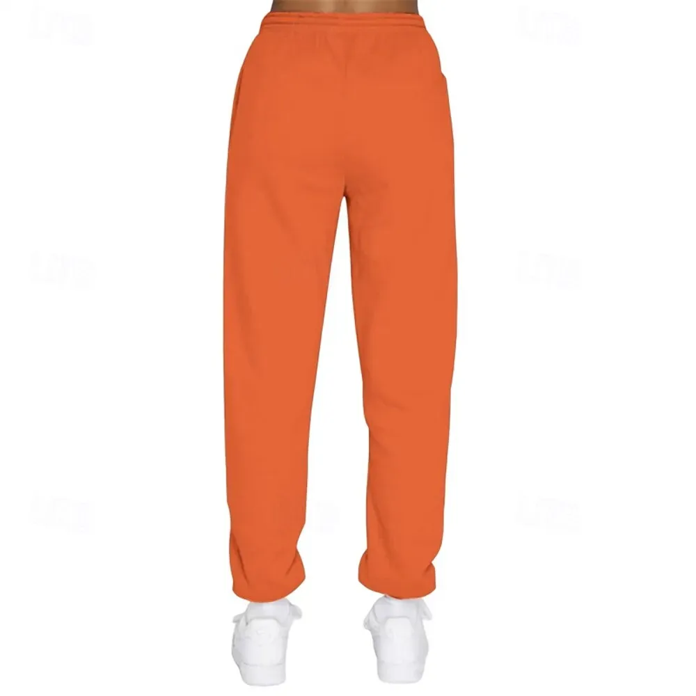 Women's Tracksuit Sweatsuit Activewear Set Fall Drawstring Pocket - Image 4