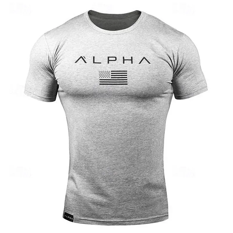 Men's Gym Shirt Running Shirt Short Sleeve Top - Image 4