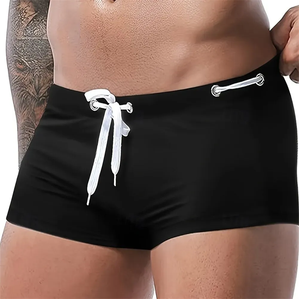 Men's Swim Trunks Swim Shorts Swimwear Bottoms Drawstring - Image 2