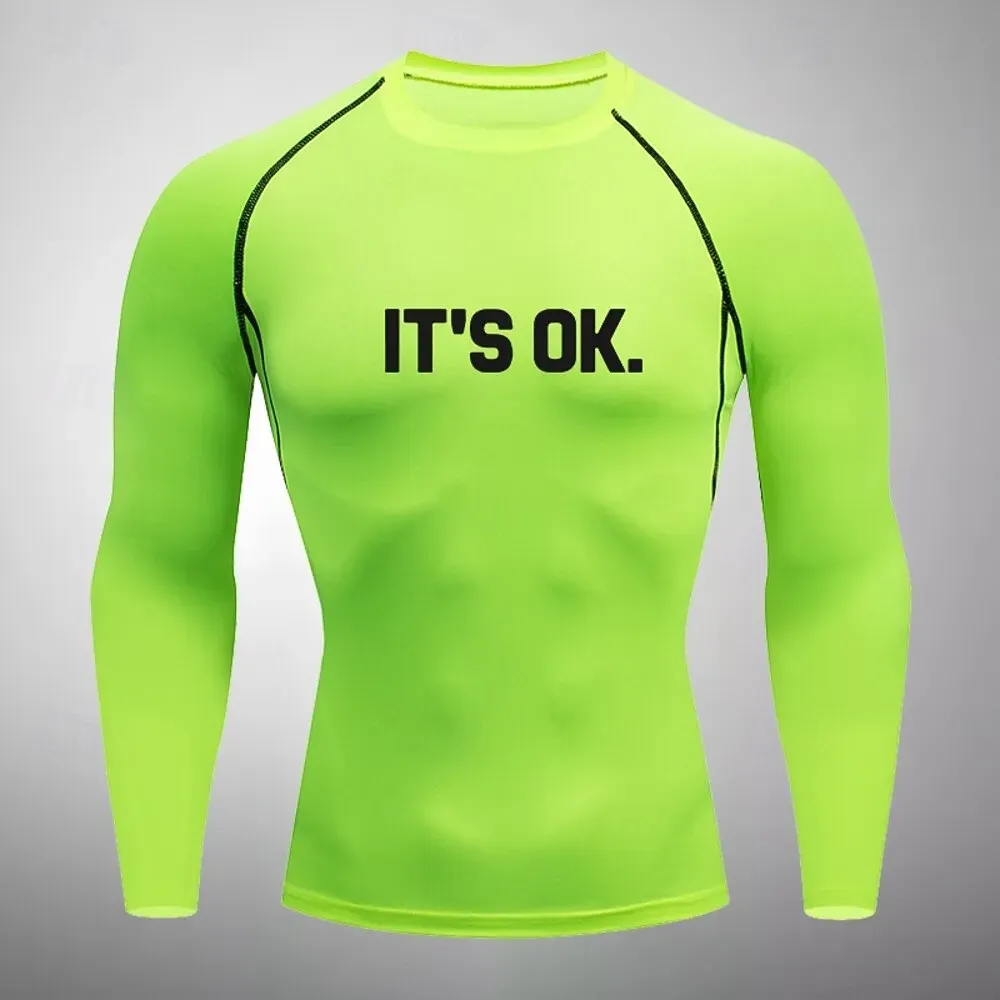 Men's Running T-Shirt Athletic Shirt Gym Shirt Fitness - Image 4