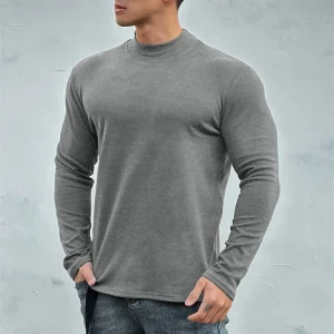 Men's Athletic Shirt Gym Shirt Fitness Shirt Padded