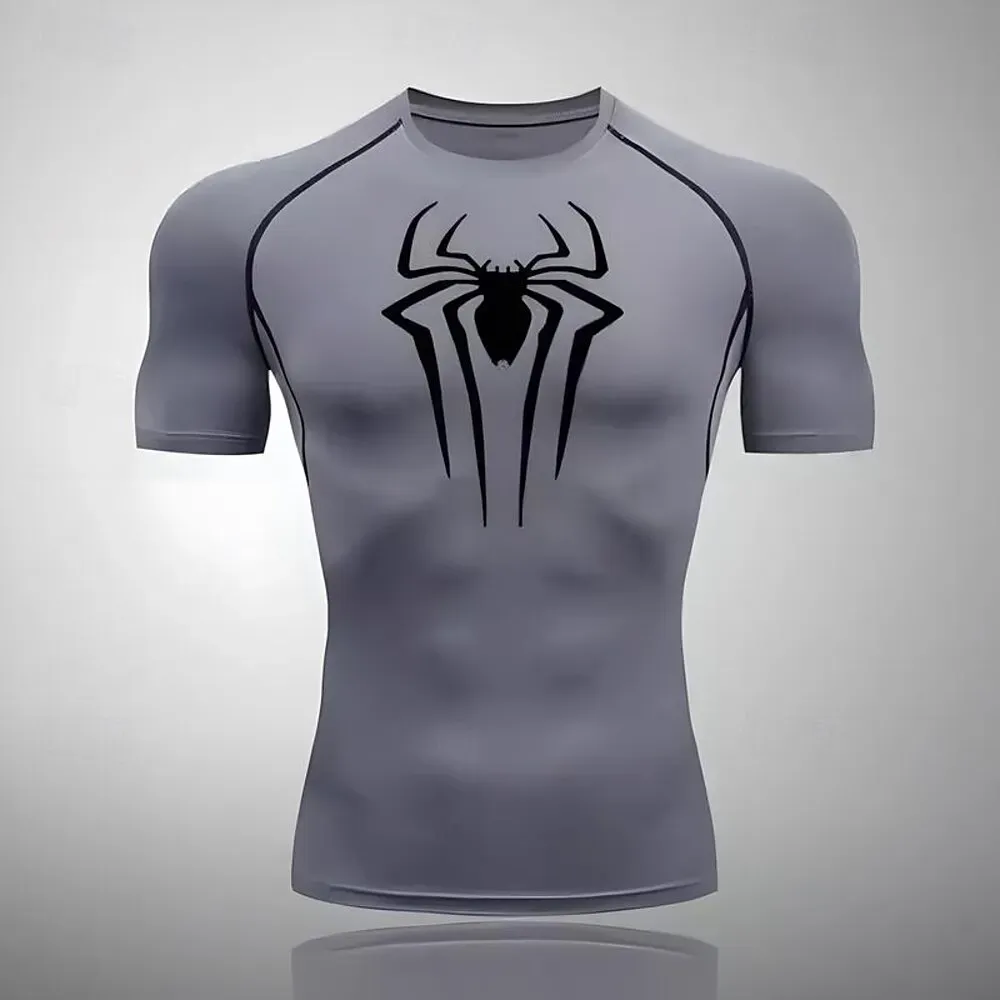 Men Running Shirt MTB Geometric - Image 8