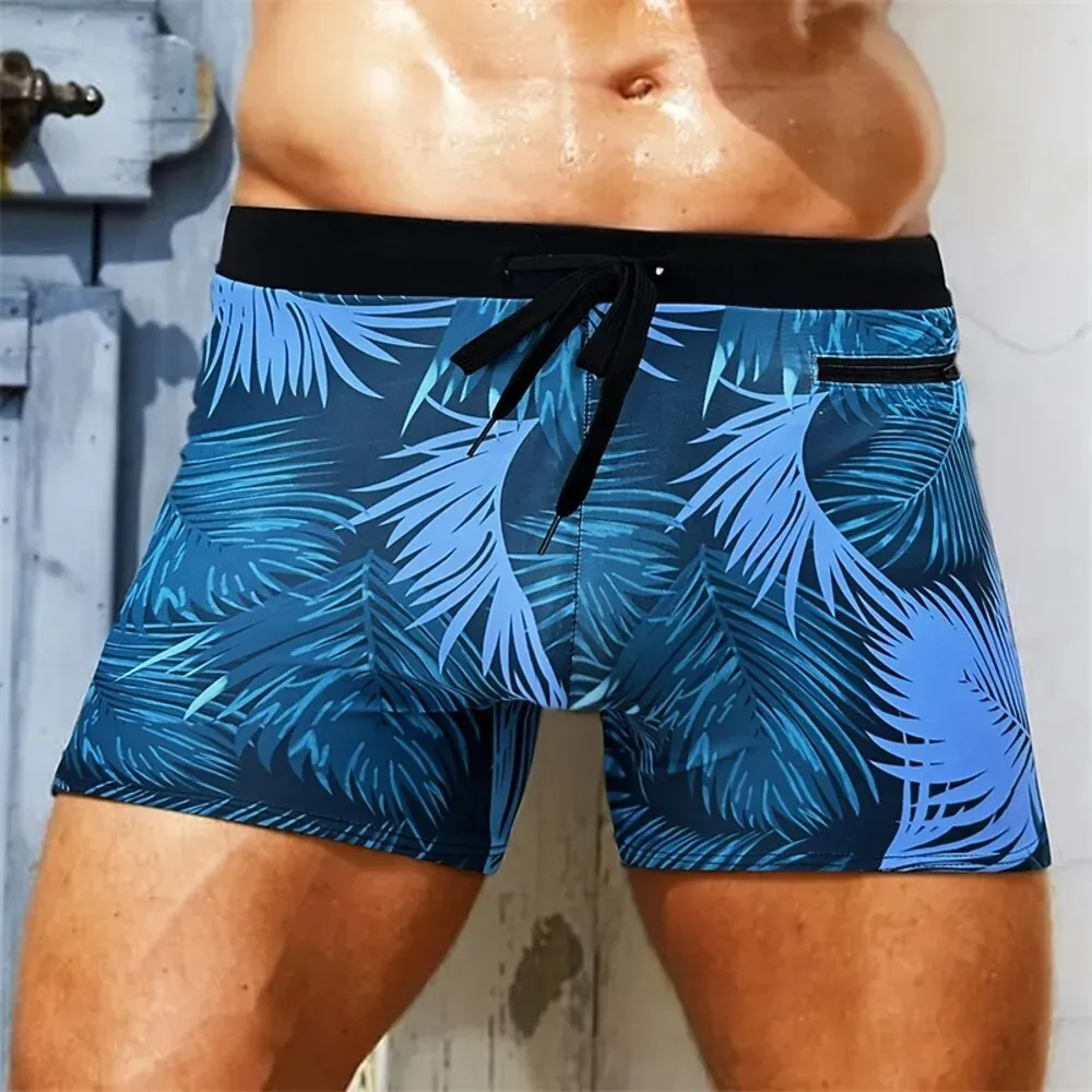 Men's Swim Trunks Swim Shorts Swimwear Bottoms Drawstring - Image 2