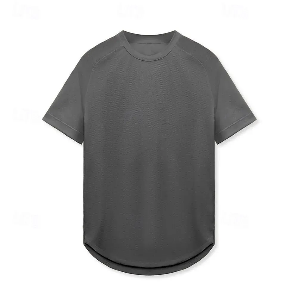 Men's Running T-Shirt Gym Shirt Short Sleeve Tee - Image 8