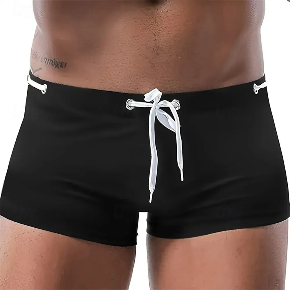 Men's Swim Trunks Swim Shorts Swimwear Bottoms Drawstring - Image 4