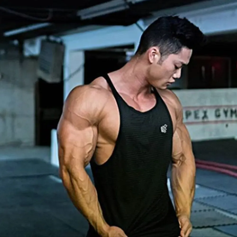 Men's Running Tank Top Workout Tank Sleeveless Top - Image 2