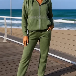 Women's 2 Piece Tracksuit Lounge Hoodie Sweatsuit Sets