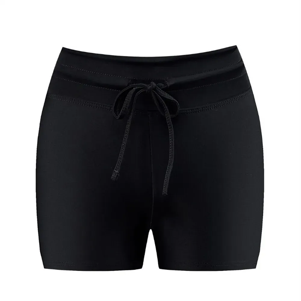 Women's Swim Trunks Swim Shorts Breathable Bottoms Swimming Beach Water Sports Patchwork Summer - Image 3