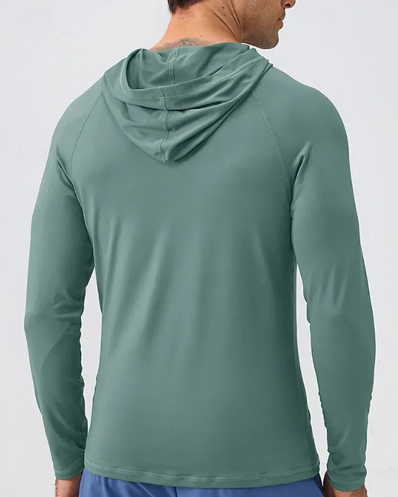 Men's Hoodie Sweatshirt Pocket Long Sleeve Top Athleisure - Image 8