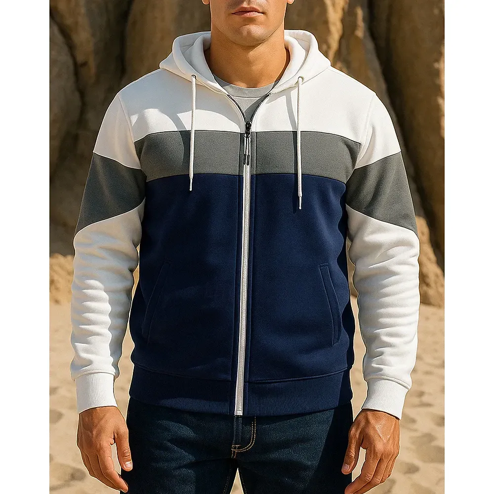 Men's Compression Shirt Fleece Base Layer Workout Tops - Image 6