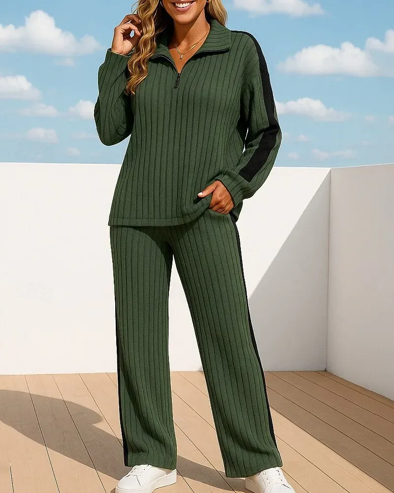 Women's Tracksuit Sweatpants Windproof Gym Training Running Sportswear - Image 4