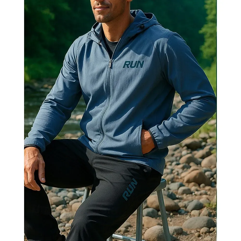 Men's Compression Shirt Fleece Base Layer Workout Tops - Image 8