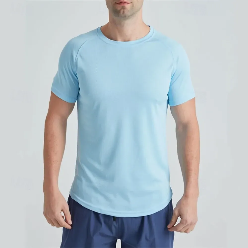 Men's Running T-Shirt Gym Shirt Short Sleeve Tee - Image 6